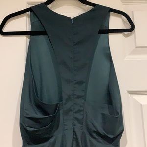 Dark green dress